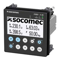 socomec DIRIS A40 Manual De Instrucciones