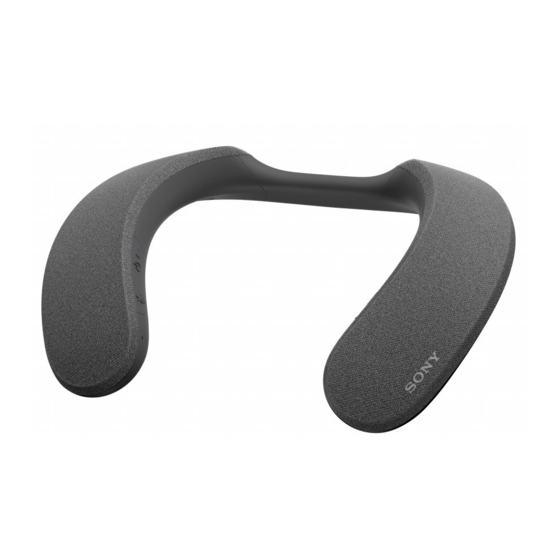 Sony SRS-NS7 Manual De Instrucciones