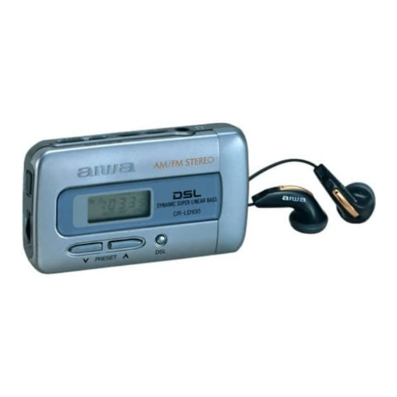 Aiwa CR-LD100 Instrucciones De Manejo