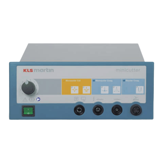 KLS Martin group Minicutter Instrucciones De Uso