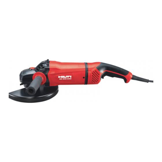 Hilti AG 230-24D Manuales