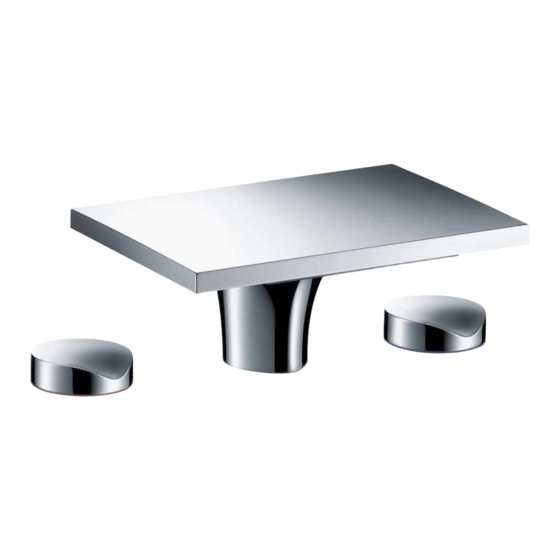 Hansgrohe AXOR Massaud 18013000 Instrucciones De Montaje