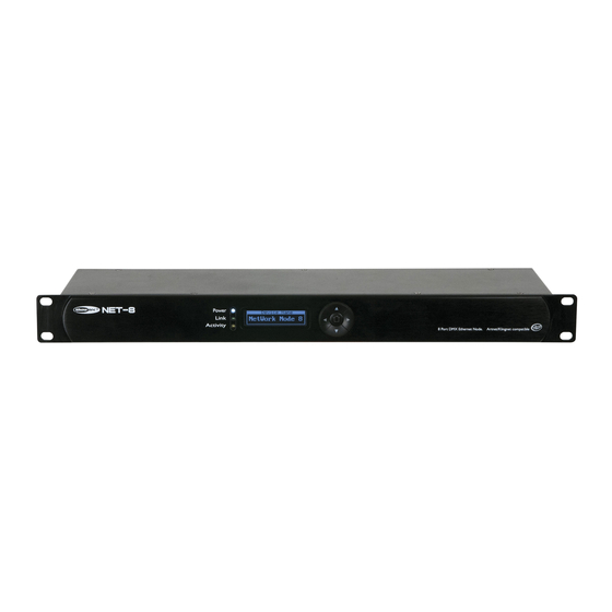 SHOWTEC Net-8/3 Manual De Instrucciones