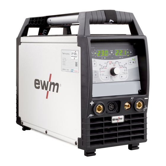 EWM Tetrix 230 Comfort 5P TM Manual De Instrucciones