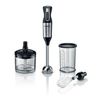 Bosch ErgoMixx Style MS6 Serie Manual De Usuario