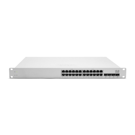 Cisco Meraki MS320 Serie Guía De Instalación Rápida