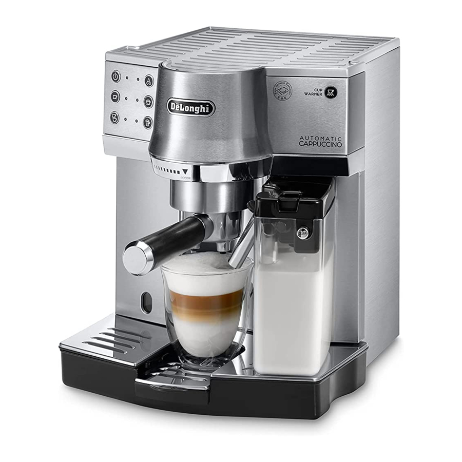 Manual de la Cafetera Cappuccino DeLonghi Dedica EC860M