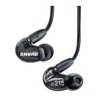 Shure SE215 Manual De Instrucciones