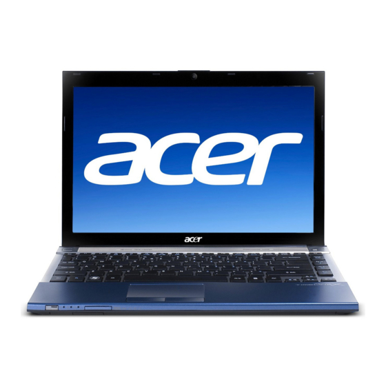 Acer Aspire 3830 Manuales