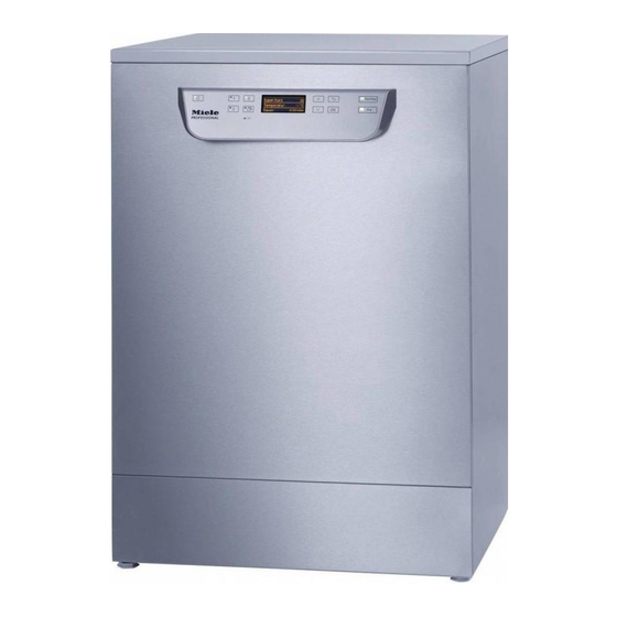 Miele professional PG 8055 Plano De Instalación
