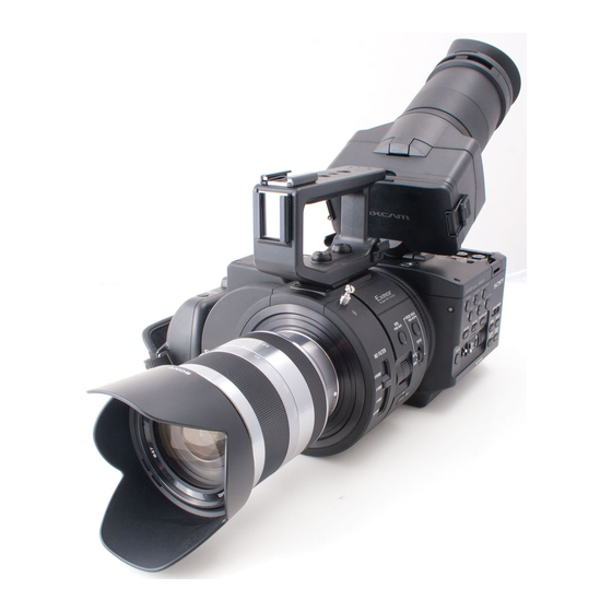 Sony NEX-FS700U Manual De Instrucciones