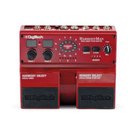 Digitech HARMONYMAN Manual De Instrucciones