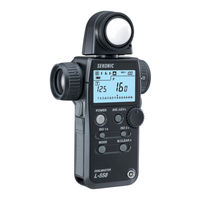 Sekonic DUALMASTER L-558 Manual De Usuario