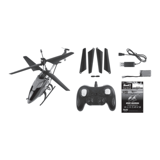 Revell Control RC Helicopter Interceptor Guia De Inicio Rapido