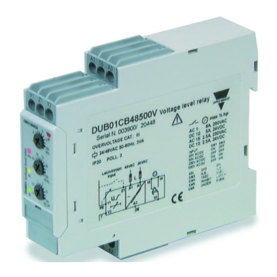 CARLO GAVAZZI DIB01CB23 Manual De Instrucciones