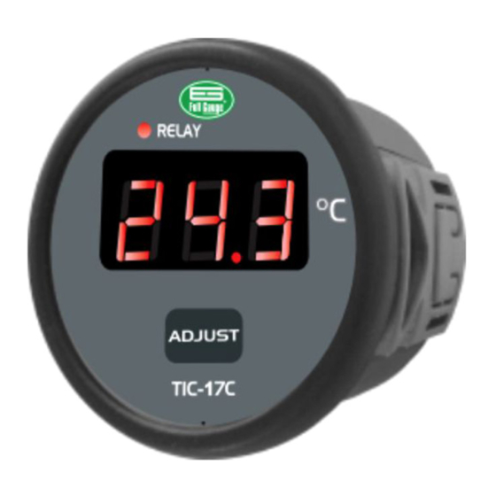 Full Gauge TIC-17S Manual De Instrucciones