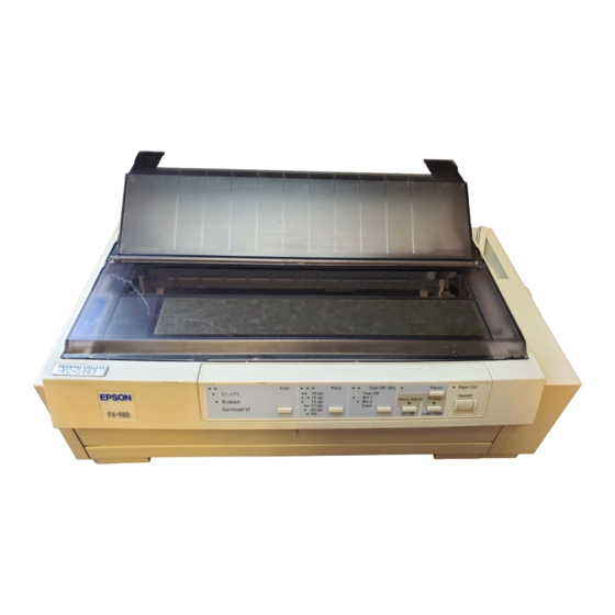 Epson FX-980 Descripción Técnica