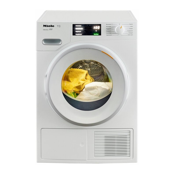Miele TWF 500 WP EditionEco Instrucciones De Manejo