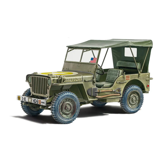 Italeri Willys Jeep MB 80th Anniversary 1941-2021 Manuales