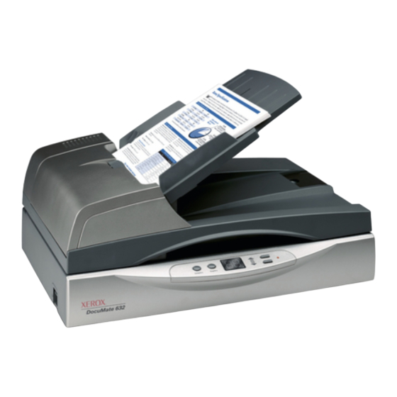 Xerox DocuMate 632 Guia Del Usuario