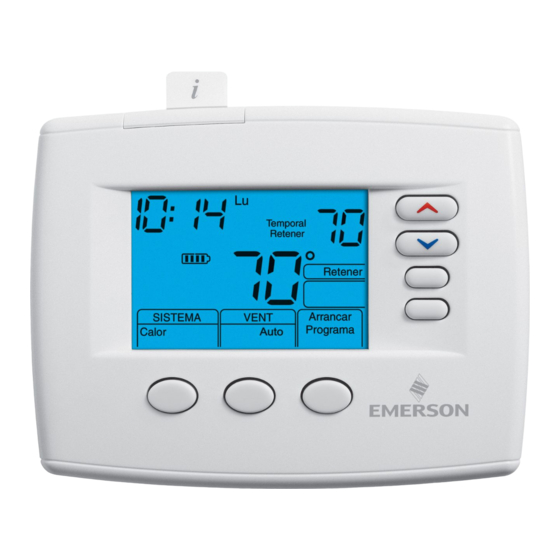 Emerson white-rodgers 1F85ST-0422 Guia Del Usuario