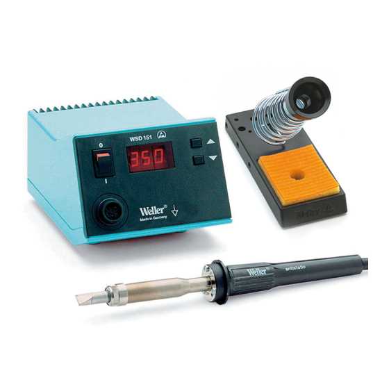 Weller WSD 151 Manual De Uso