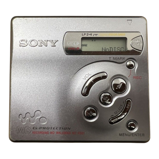 Sony WALKMAN Manual De Instrucciones