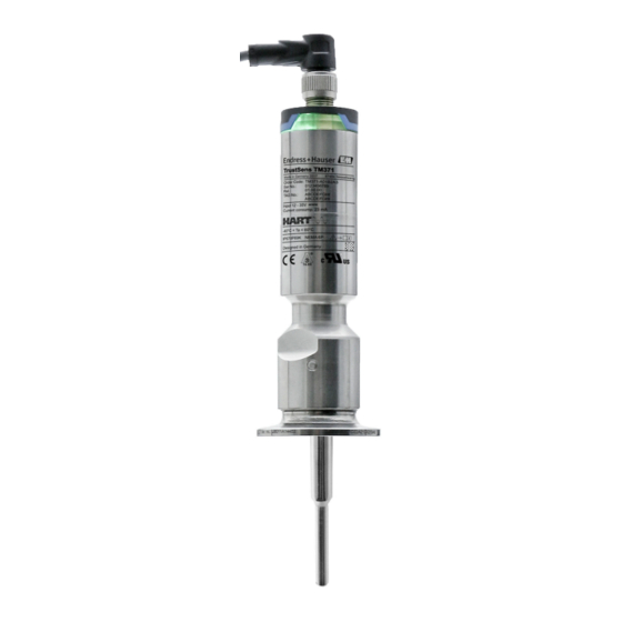 Endress+Hauser iTHERM TrustSens TM371 Manual De Instrucciones