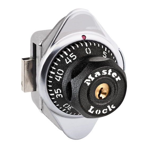 Master Lock 1630 Manual De Instrucciones
