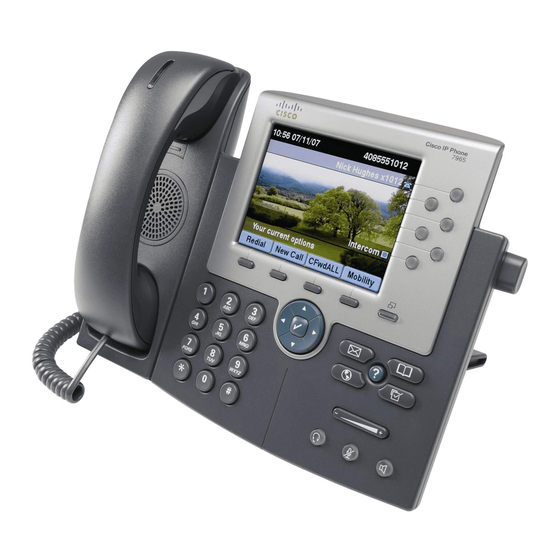 Cisco 7965G Manual Del Usuario
