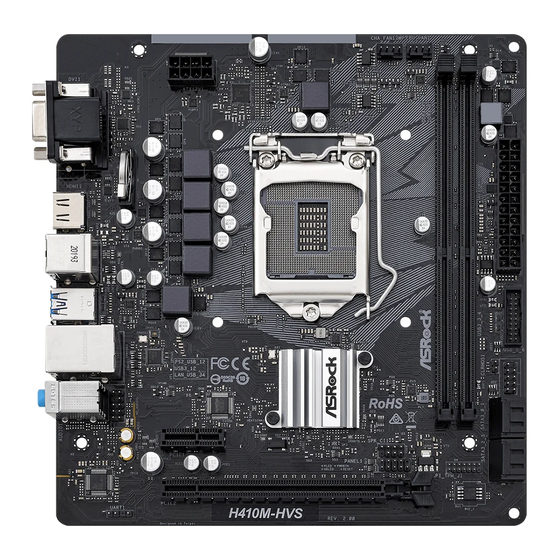 ASROCK H470M-HVS R2.0 Manual De Instrucciones