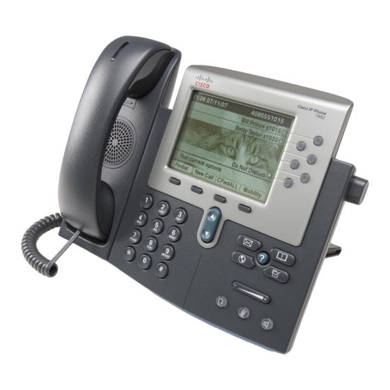 Cisco 7962G Guía De Usuario
