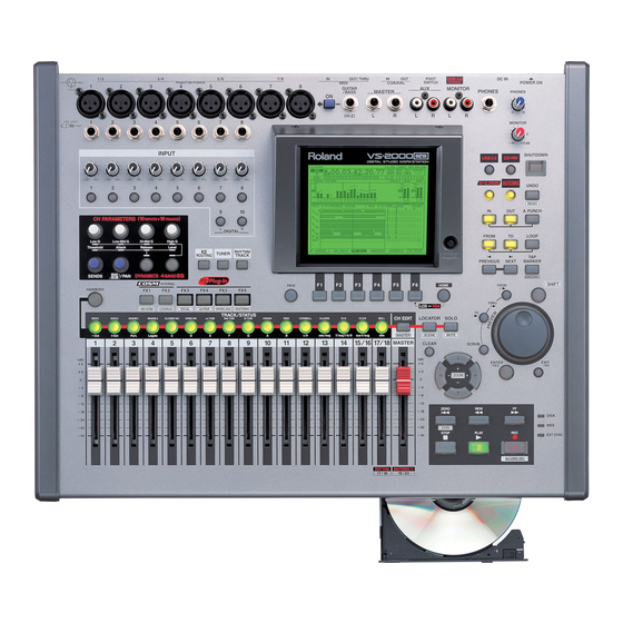 Roland VS-2000 Manual Del Usuario