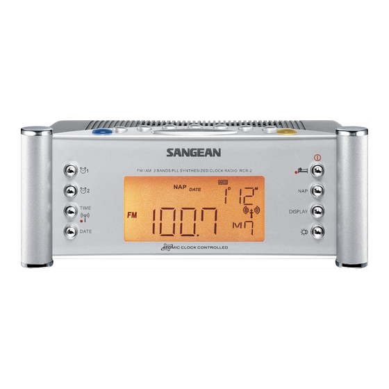 Sangean RCR-2 Manual Del Usuario