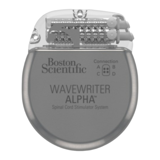 Boston Scientific WaveWriter Alpha Manual Del Usuario