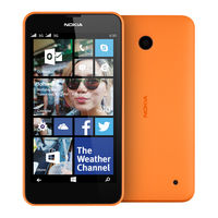 Nokia Lumia 630 Manual Del Usuario