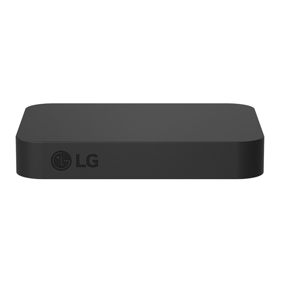 LG WOWCAST WTP3 Manual Simplificado