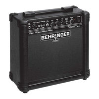 Behringer V-TONE GM108 Instrucciones Breves
