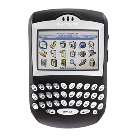 Blackberry 7250 Manuales