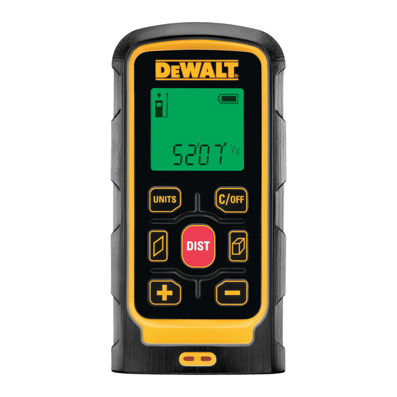 DeWalt DW030 Manual Del Usuario