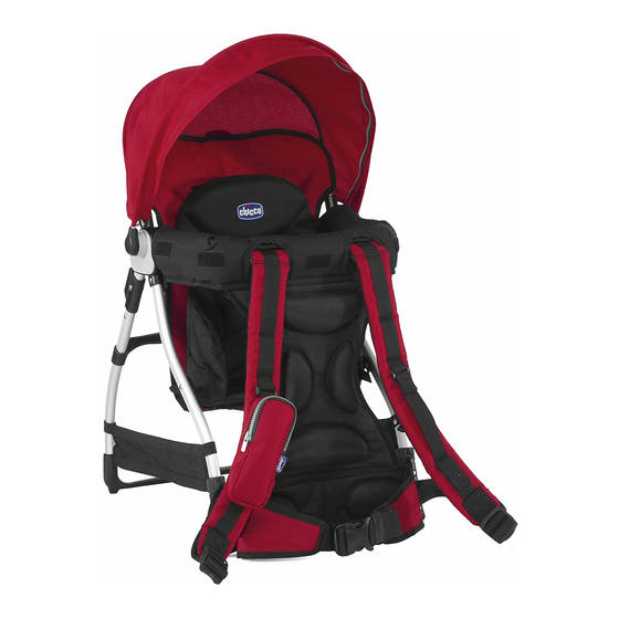 Chicco ZAINO CADDY Manual Del Usuario