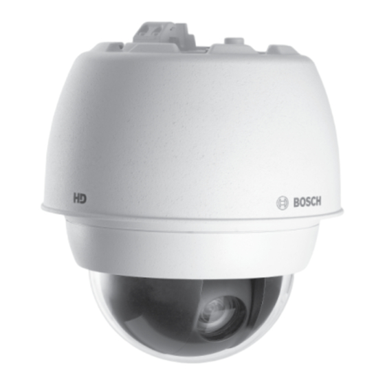 Bosch AUTODOME inteox 7000i Manual De Funcionamiento