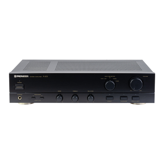 Pioneer A-202 Manual De Instrucciones