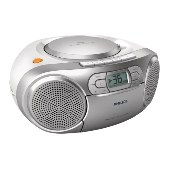 Philips AZ127 Manual Del Usuario