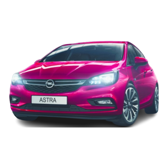 Opel Astra 2015 Manual De Instrucciones