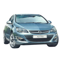 Opel Astra 2014 Manual De Instrucciones