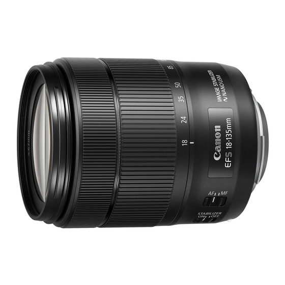 Canon EF-S18-135mm f/3.5-5.6 IS USM Manual