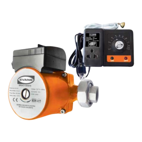 Evans TF750W Manual De Propietario