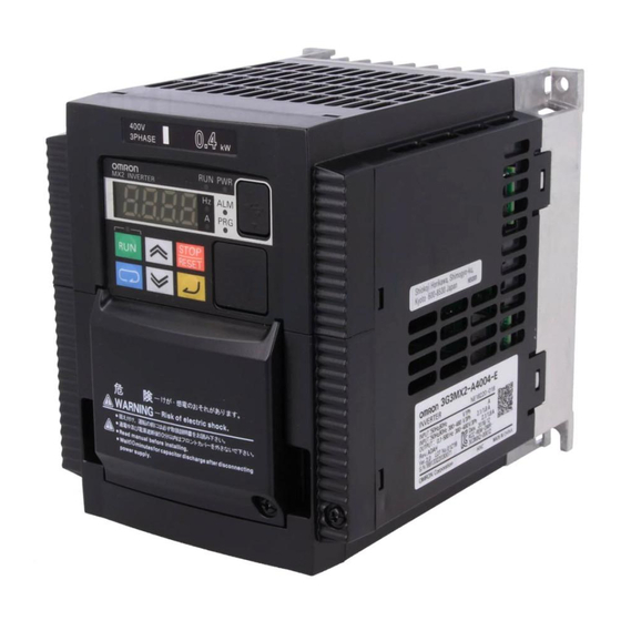 Omron MX2 Guía Rápida