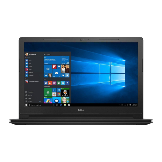 Dell Inspiron 15 3000 Serie Manual De Servicio